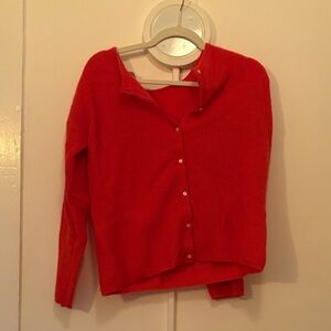 Sezane Gaspard Cardigan in Red